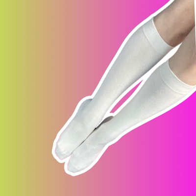 Чулки белые