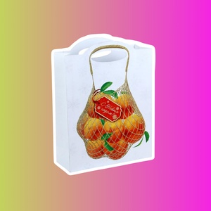 Пакет подарочный "Мандарины" 