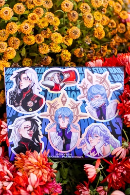 Авторский стикерпак Stickerpachechnaya x GIKVASH. Honkai: Star Rail