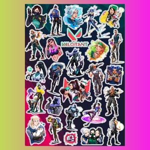 Стикерпак Валорант (Valrant), А4 