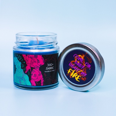 Ароматическая свеча Stickerpachechnaya x Elevtheria. Arcane, 200 мл