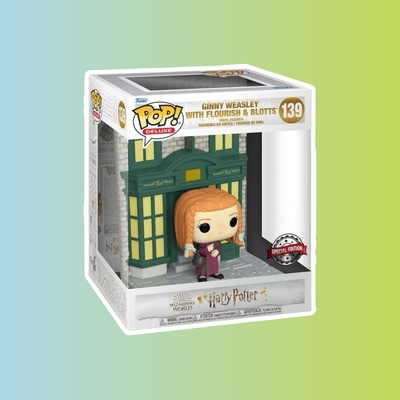 Фигурка Funko POP! Deluxe Harry Potter Diagon Alley Ginny Weasley With Flourish & Blotts (Exc)