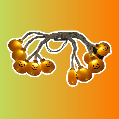 Гирлянда для Хэллоуина "Тыковки"