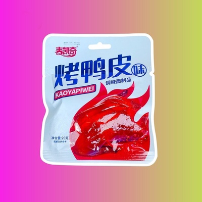 Соевая закуска "Duck Crisp" KAOYAPIWED со вкусом поджаренной утинной кожи, 20 гр