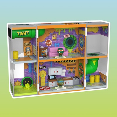 Набор Funko Bitty POP! Bitty Box TMNT Sewer Lair +2 Bitty POP! Michelangelo+Leonardo