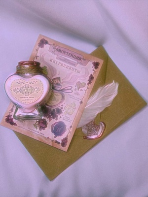 Ароматическая свеча by Stickerpachechnaya. Амортенция, 60 мл