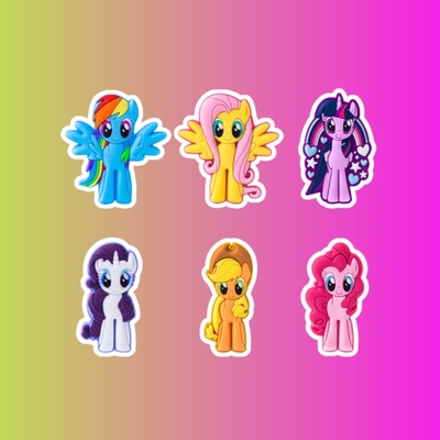 Случайный ластик из набора "My little pony"
