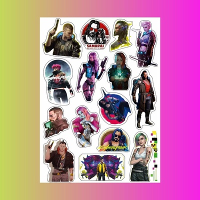 Стикерпак "Киберпанк 2077"