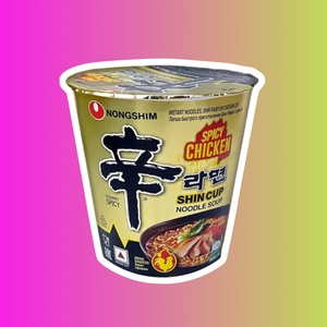 Лапша б/п Nongshim Шин Рамен с острой курицей, 68 гр