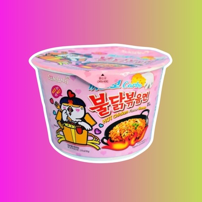 Лапша б/п Samyang Hot Chicken Flavour Ramen Carbonara со вкусом курицы в соусе, 105 г