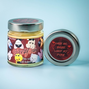 Ароматическая свеча. Stickerpachechnaya x SHKOT. StrayKids (200 мл)