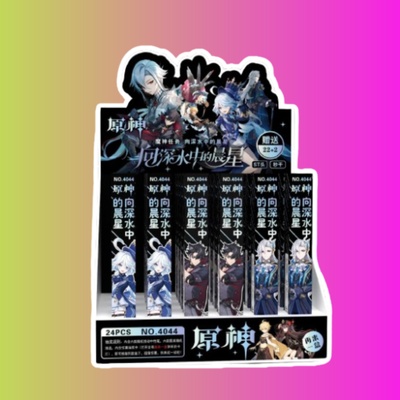 Случайная ручка "Genshin Impact", черная упаковка