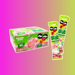 Мармелад желеобразный для заморозки "Ice Jelly" BifulGo с кусочками фруктов, 20 гр (персиковый вкус)