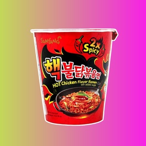 Лапша б/п Samyang Hot Chicken Flavour Ramen 2x Spicy со вкусом курицы острая, 70 гр