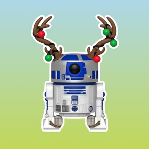 Фигурка Funko POP! Bobble Star Wars Holiday R2-D2 w/Antlers (275)