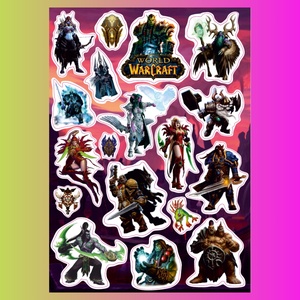Стикерпак Варкрафт, А4