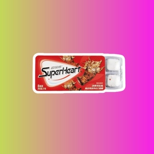 Жевательная резинка SuperHeart с жидким центром со вкусом колы, 27гр