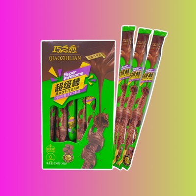 Печенье-палочка "Super Awesome" Qiaozhilian в глазури, 11 гр