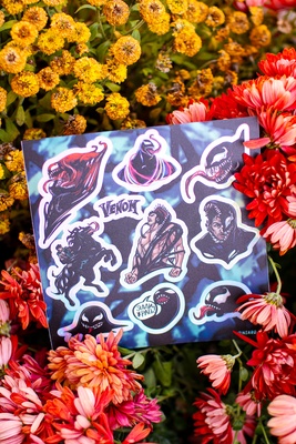 Авторский стикерпак Stickerpachechnaya x NIAR_O. Веном