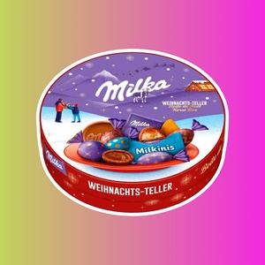 Набор конфет Milka Weihnachts-Teller Рождественская тарелка, 195гр