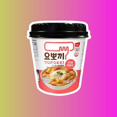 Рисовые клецки (топокки) б/п со сливочным вкусом Rose Topokki (rice cake), 120 гр