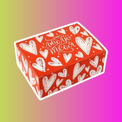 Коробка сборная «Люблю», 26 х 19 х 10