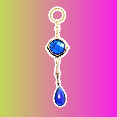 Брелок брошь Фурины "Genshin Impact"