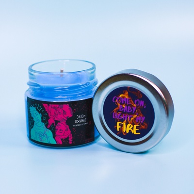 Ароматическая свеча Stickerpachechnaya x Elevtheria. Arcane, 100 мл