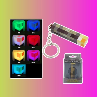 Брелок-фонарик "Факел: Minecraft"