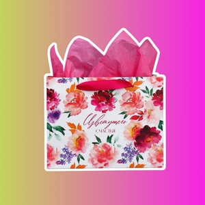 Пакет ламинированный с тишью «Счастье», MS