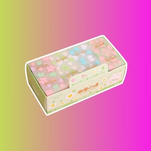 Ластик из набора "Kawaii: цветочки", квадратный
