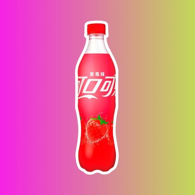 Газированный напиток Coca-Cola Strawberry со вкусом клубники, 500 мл