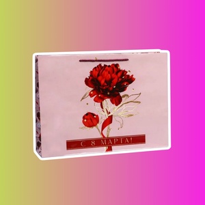 Пакет ламинированный горизонтальный «Яркая весна», L