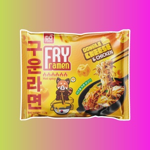 Лапша бп FRY Ramen Double cheese with chicken со вкусом курицы и двойным сыром, 113 гр