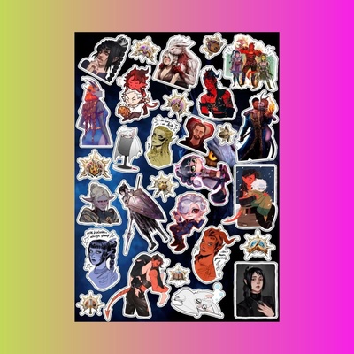 Стикерпак Baldur's Gate 3, А4