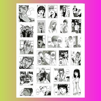 Стикерпак "Крутой учитель Онидзука", манга