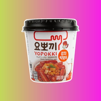 Рисовые Токпокки с кимчи соусом, 120 г, Корея