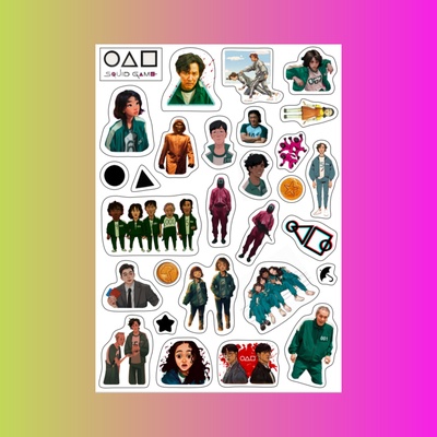 Стикерпак: Игра в кальмара