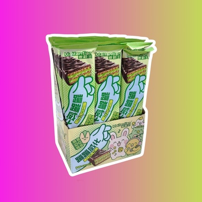 Вафли "Bouncy Wafer" с нежным вкусом дубайского шоколада, 40 гр