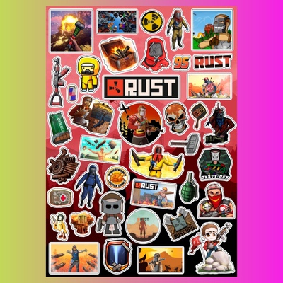 Стикерпак Rust, А4	