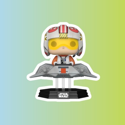 Фигурка Funko POP! Rides Bobble Star Wars Ep 5 ESB Luke Skywalker in T-47 Airspeeder(Exc)(662)