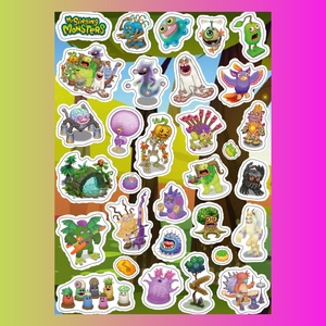 Стикерпак: My Singing Monsters