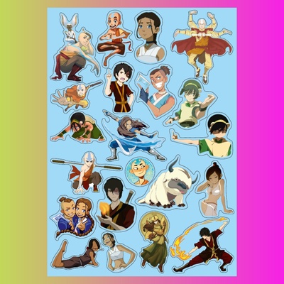 Стикерпак "Аватар: Легенда об Аанге"