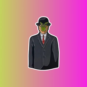 Пин "Сын человеческий: Магритт"