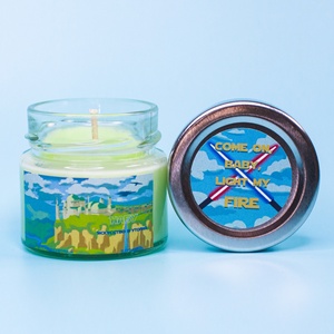 Ароматическая свеча by Stickerpachechnaya x  Elevtheria. Планеты Star Wars. 200 мл (Набу)