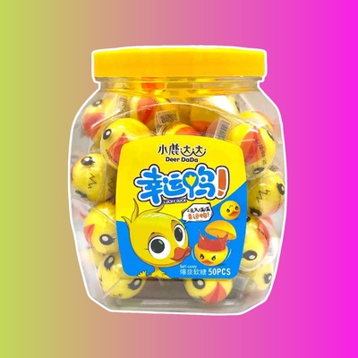 Жевательный мармелад Deer DaDa уточки с жидкой начинкой, 18 гр