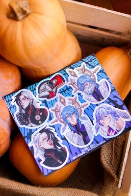 Авторский стикерпак Stickerpachechnaya x GIKVASH. Honkai: Star Rail