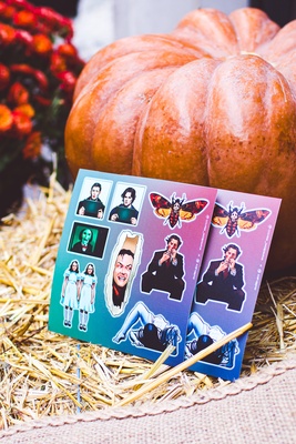 Авторский стикерпак Stickerpachechnaya x Amfybrahy. Horror