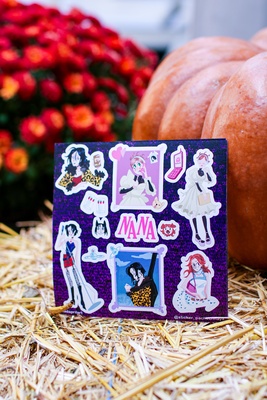 Авторский стикерпак Stickerpachechnaya x апрель. Нана