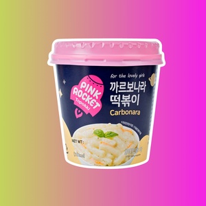 Рисовые клецки (топокки) б/п с соусом карбонара Carbonara Topokki, 120г													